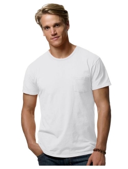 Mens Ringspun Cotton Nano-T T-Shirt with Pocket (498P)