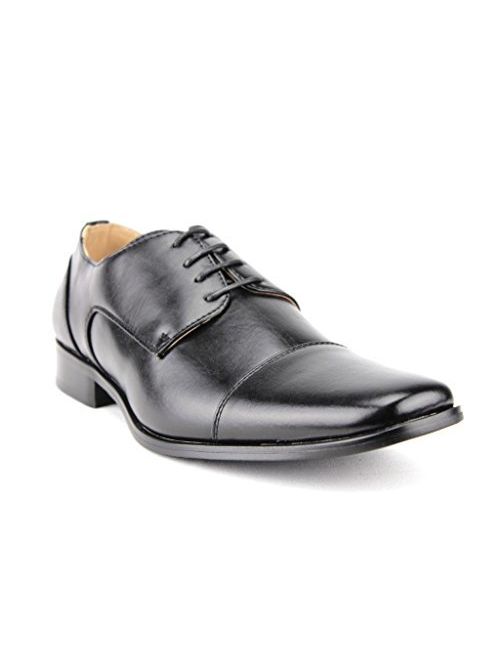 Majestic Men's 37686 Leather Lined Derby Cap Toe Oxfords Shoes