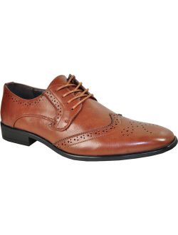 BRAVO/KING-2 Dress Shoe Classic Oxford Leather Lining Brown Matte