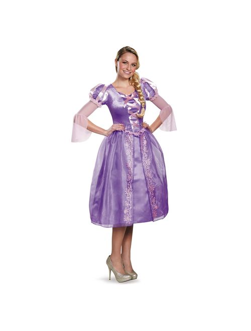 Disney Princess Deluxe Womens Rapunzel Costume - S (4-6)