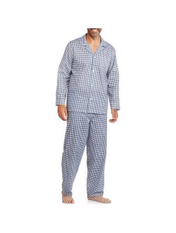 Men's Long Sleeve, Long Pant Print Pajama Set
