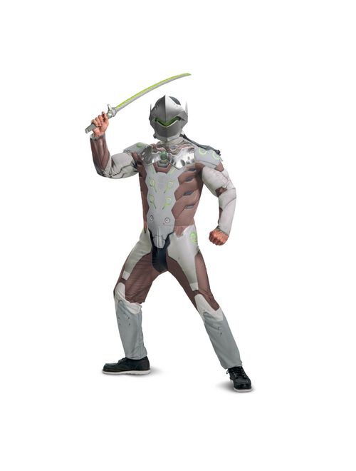 Overwatch Genji Men's Adult Muscle Halloween Costume