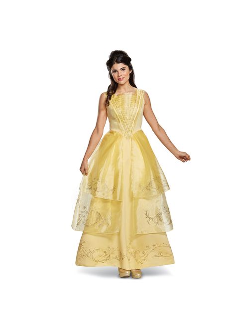 Women S Belle Ball Gown Deluxe Costume Beauty The Beast Live Action Topofstyle