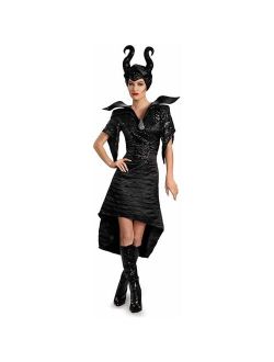 Maleficent Deluxe Glam Christening Gown Women's Adult Halloween Costume