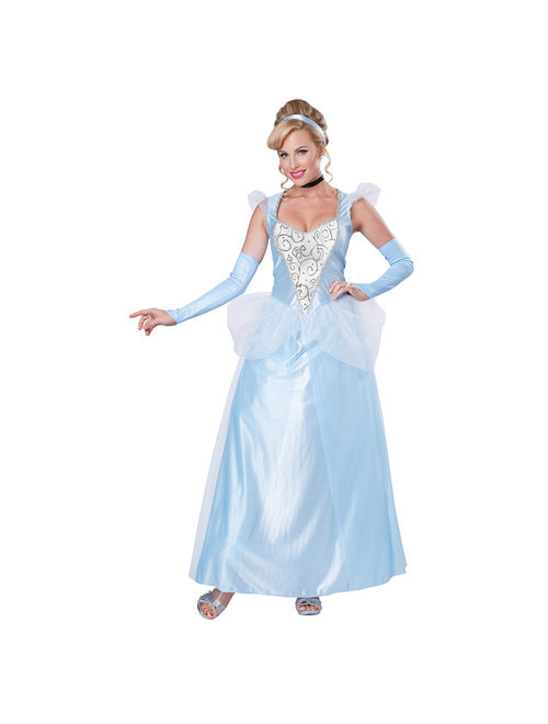 Womens Classic Cinderella Halloween Costume