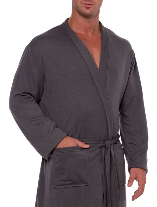 Ross Michaels Luxury Jersey Knit Sleep Robe w/Tie Waist Loungewear