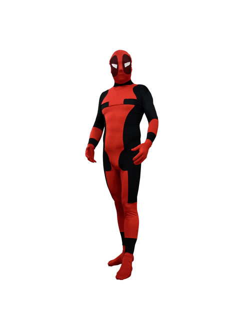 Deadpool Adult Costume Body Suit Spandex Wade Winston Wilson X-Men Villain