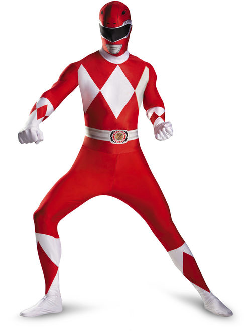 Mighty Morphin Red Ranger Bodysuit Tween/Adult Costume