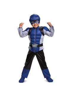 Boy's Blue Ranger Muscle Toddler Halloween Costume - Beast Morphers