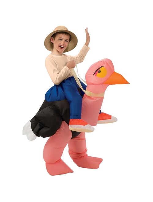 Kids Inflatable Ride-On Ostrich Costume