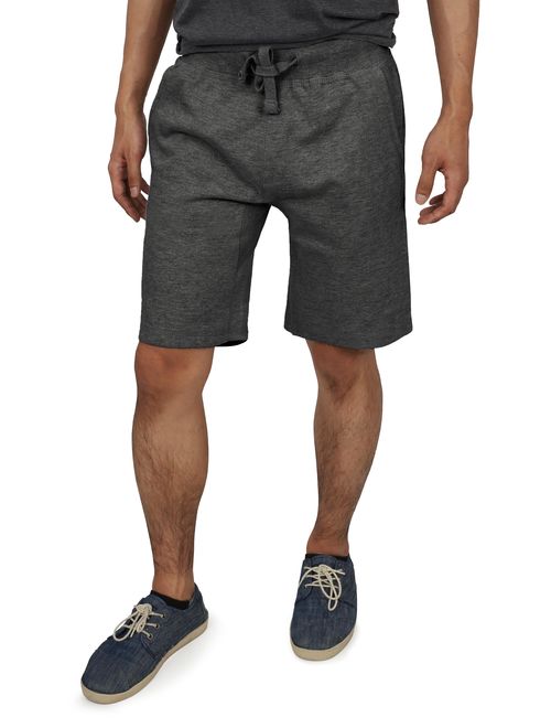 Ma Croix Men's Premium Cotton Sweat Shorts with Drawstring Classic Fit Athletic Fleece Jogger