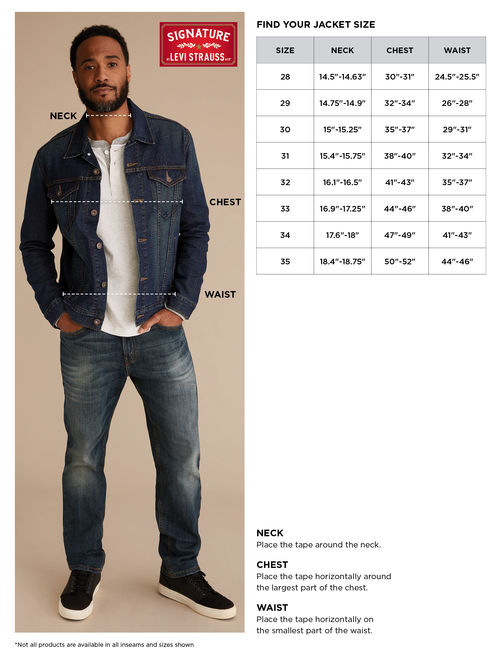 Buy Signature by levi strauss & co. Men's Trucker Jacket online | Topofstyle