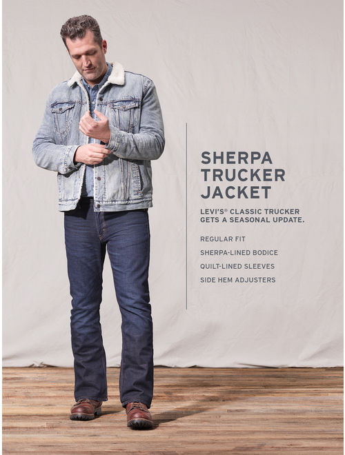 Levi's Men's Type 3 Sherpa Trucker Denim Jacket