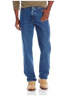Authentics Men's Classic Regular Fit Jean, Stonewash Mid, 38W x 29L
