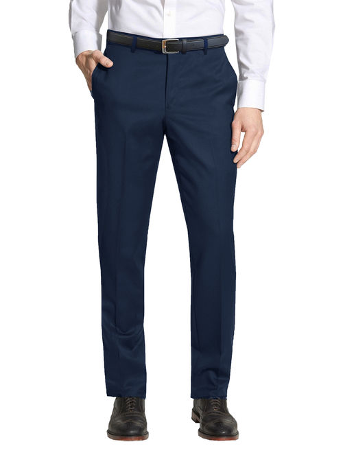 GBH Men's Slim-Fit Belted Casual Dress Pants