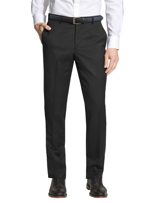 GBH Men's Slim-Fit Belted Casual Dress Pants