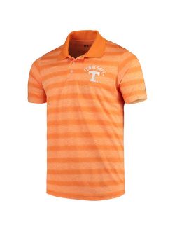 Tennessee Orange Tennessee Volunteers Classic Fit Striped Synthetic Polo