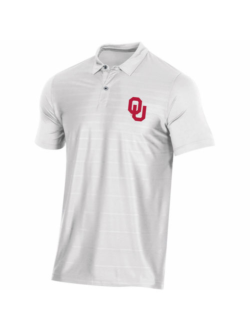 Men's Russell White Oklahoma Sooners Classic Fit Polo
