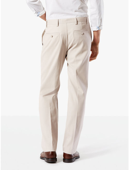 Men's Classic Fit Khaki Pleated Work Pant