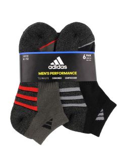 Men's Low Cut Sock with Climalite 6-pair Black - Regular