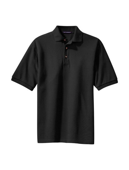 Port Authority Men's Heavyweight Pique Knit Polo Shirt