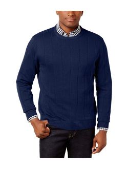 Mens Ribbed Knit Sweater