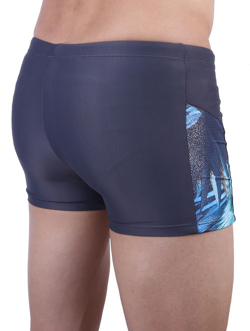 LELINTA Mens Compression Quick Dry Rapid Jammers Splice Square Leg Shorts Undwear Swimsuit Beachwear