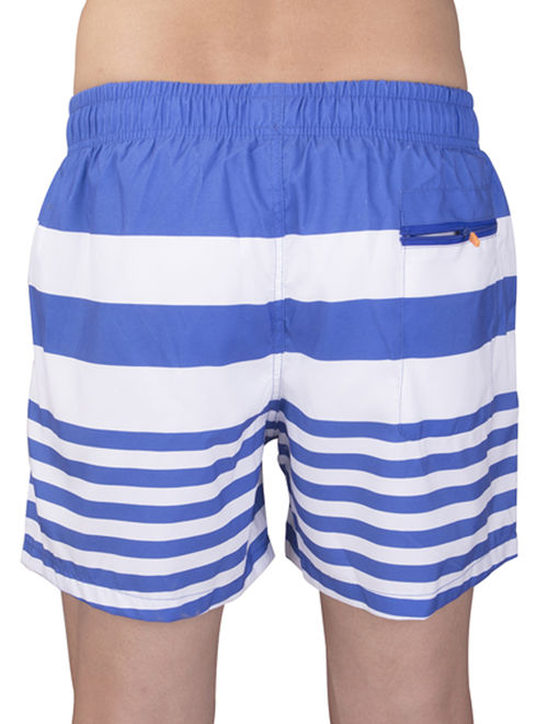 LELINTA Mens Swim Trunks Board Shorts Bathing Suits Elastic Waist Drawstring,Blue
