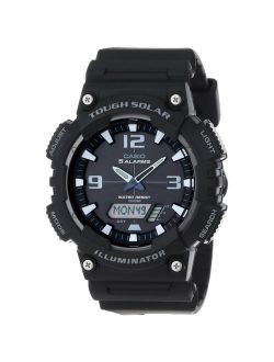 Men's Solar Sport Combination Watch, Black