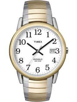 Men's Easy Reader Two-Tone Stainless Steel Expansion Band Watch