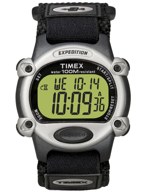Timex Men's Expedition Digital CAT Watch, Black Fast Wrap Strap