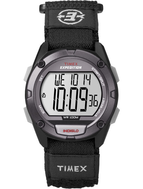 Timex Men's Expedition Digital CAT Watch, Black Fast Wrap Strap