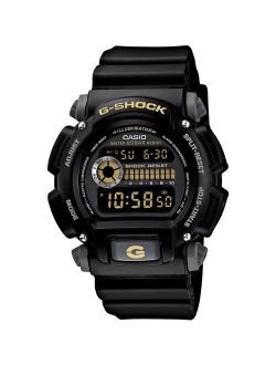 Men's G-Shock Watch With Backlight, Black Resin Strap