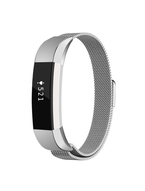 Replacement bands Metal Wristband Strap with Magnetic Closure Clasp for Fitbit Alta / Fitbit Alta HR Fitness Tracker