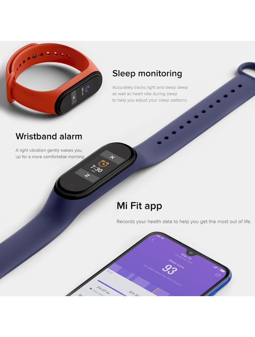 Xiaomi Mi Wristband 4 bluetooth 5.0 Smart Watch Heart Rate Fitness Tracker 0.95 inch Color AMOLED Screen