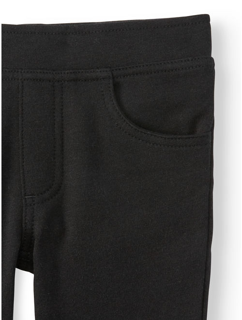 365 Kids From Garanimals Skinny French Terry Pant with Kitty Knee (Little Girls & Big Girls)