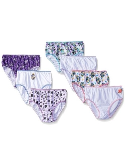 Descendants Girls Underwear, 7 Pack 100% Combed Cotton Panties(Little Girls & Big Girls)