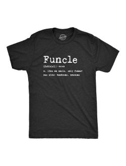 Mens Funcle Definition Tshirt Funny Uncle Family Tee