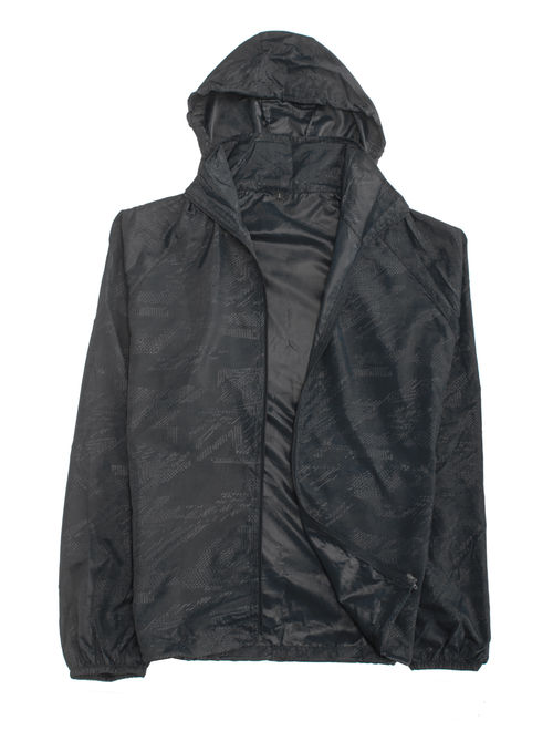 LELINTA Men's Lightweight Windbreaker Jacket UV Protect Quick Dry Outdoor Packable Rain Coat Zip-Up Hoodie Sport Windbreaker