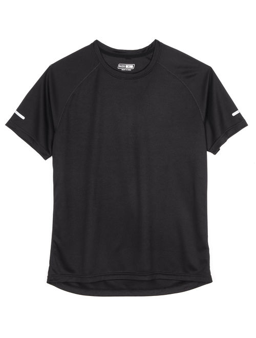 SAYFUT Men Moisture Wicking Activewear Tee Compression Short Sleeve Outdoor Exercise Tennis Sports Crewneck T-shirt