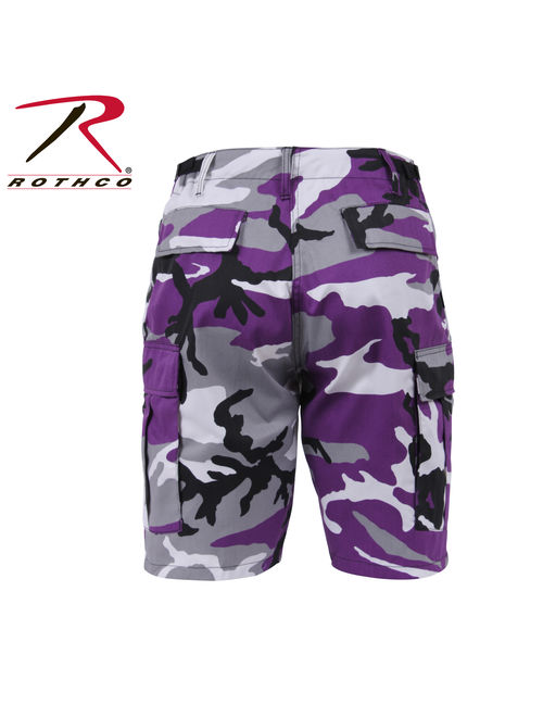 Colored Camouflage Military Style BDU Shorts