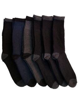 6 Pairs Of excell Mens Thick Thermal Boot Socks, Temperature Rated, Cotton