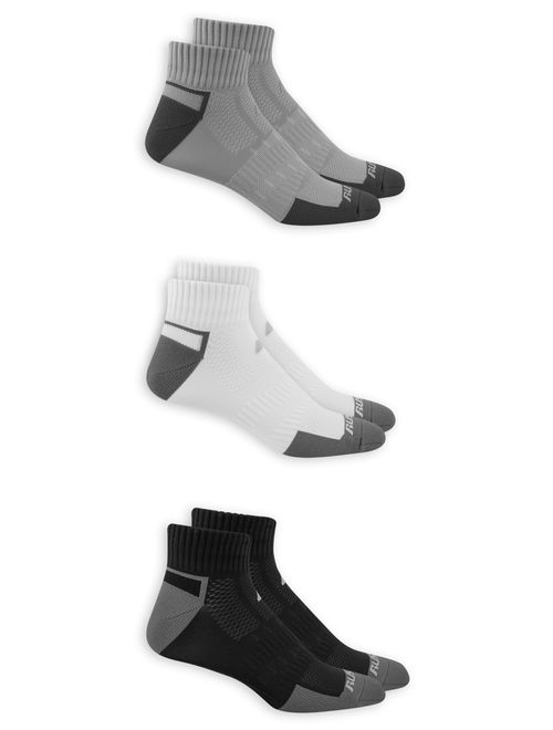 Russell Athletic Performance Men's COOLFORCE Zone Cushion Low Cut Socks 3 Pack