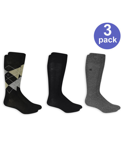 Argyle Dress Socks, 3 Pairs