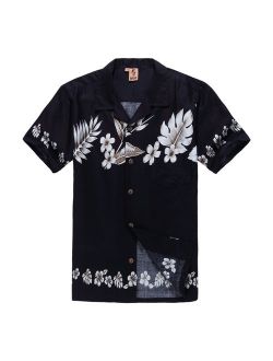 Hawaiian Shirt Aloha Shirt in Navy Floral