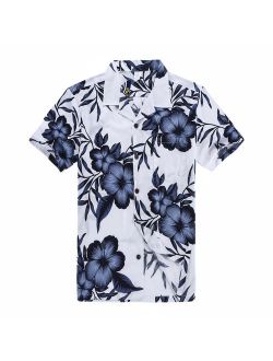 Hawaiian Shirt Aloha Shirt in White Floral