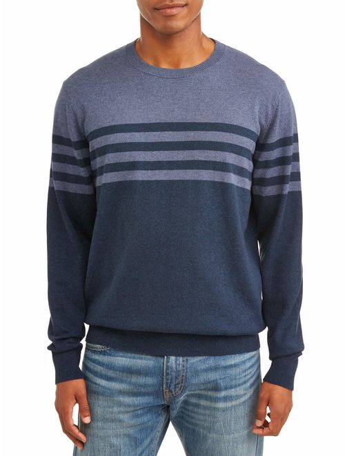 George Men's Striped Pullover Sweatshirt