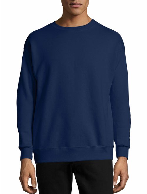 Hanes Big Men's Ecosmart Medium Weight Fleece Crew Neck Sweatshirt