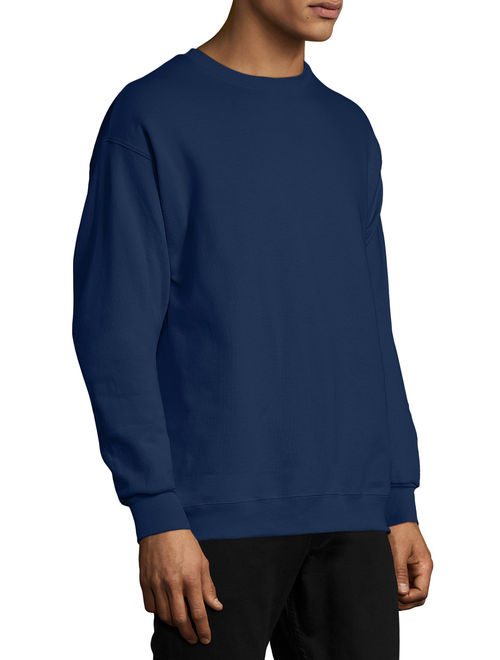 Hanes Big Men's Ecosmart Medium Weight Fleece Crew Neck Sweatshirt