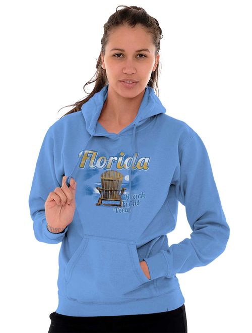 Brisco Brands Florida Beach Summer Vacation Pullover Hoodie Sweatshirt